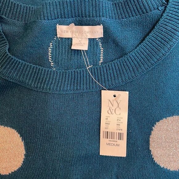 NWT New York & Company Quarter Link Sweater - Picture 4 of 4